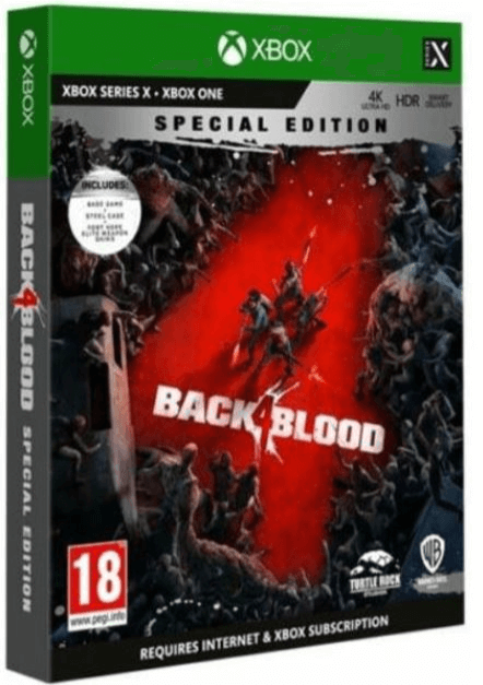 Back 4 Blood box art for Xbox One